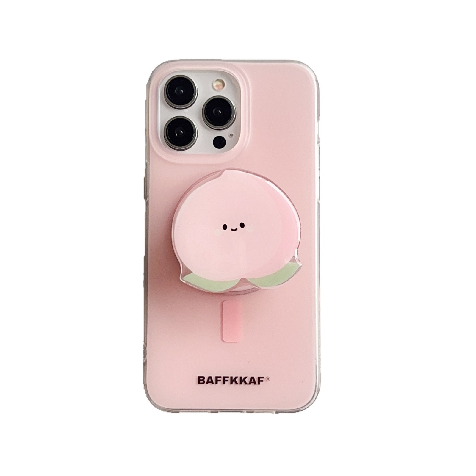 Simple Solid Color Fruit Magnetic Bracket Phone Case
