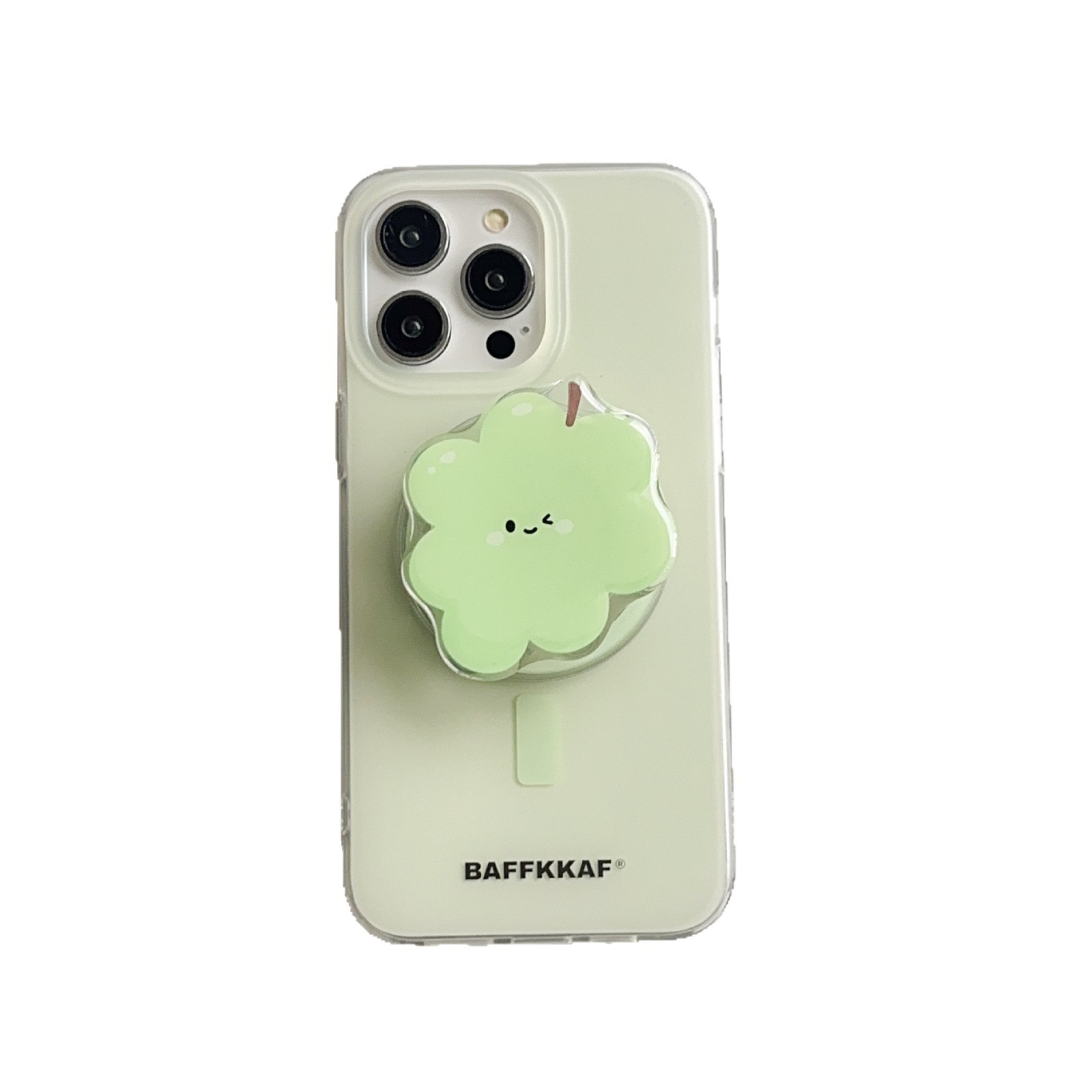 Simple Solid Color Fruit Magnetic Bracket Phone Case