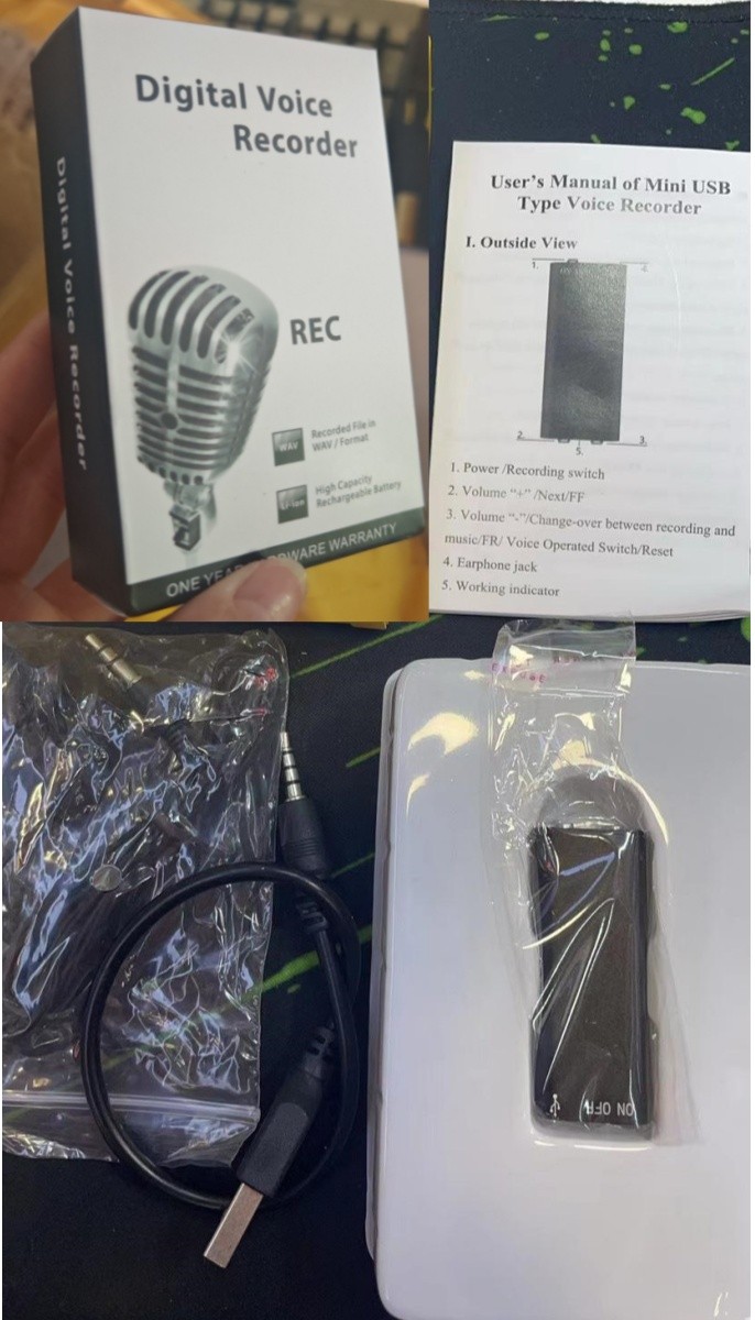 HD Recorder Digital Clear MP3 Player