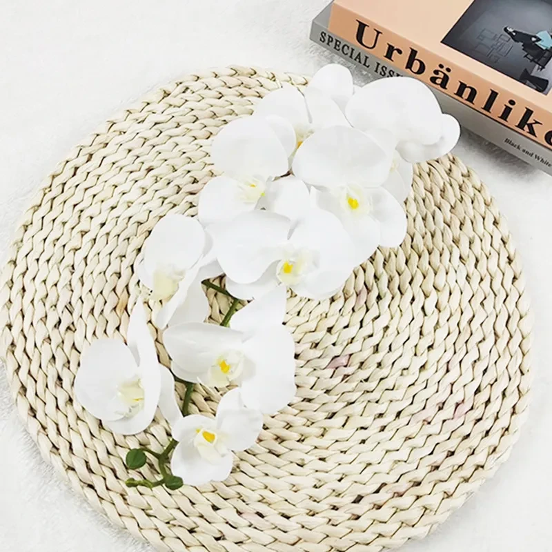 Single Film 9 Phalaenopsis Artificial Flowers