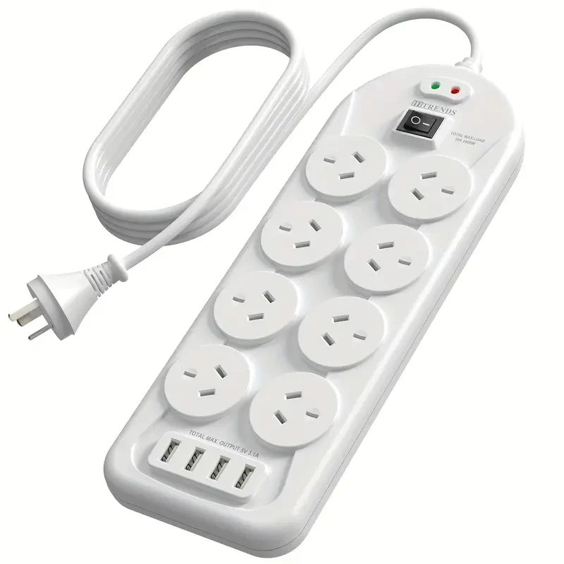 12-in-1 Power Strip - 8 AC & USB