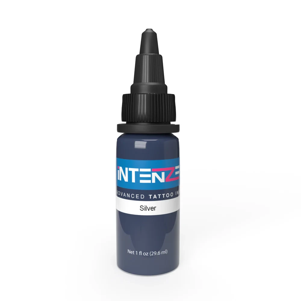 Silver  Intenze Tattoo Ink