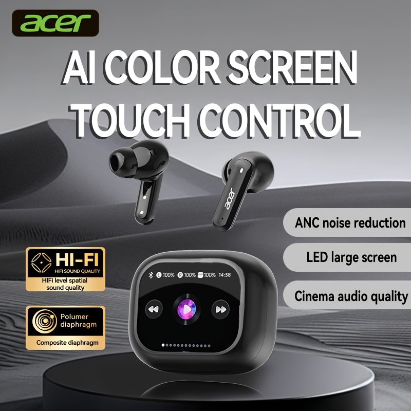 Acer OHR541 True Wireless Earbuds with LCD Touch Screen