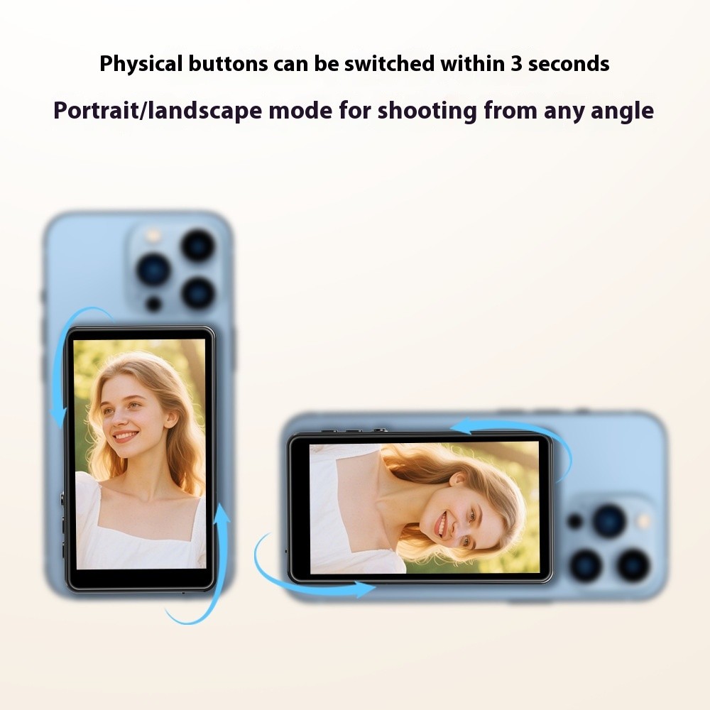 Wireless Mobile Phone Magnetic Selfie Display