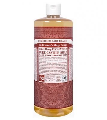 Dr. Bronners Magic Soaps Eucalyptus Pure-Castile Soap  32oz. Bottle
