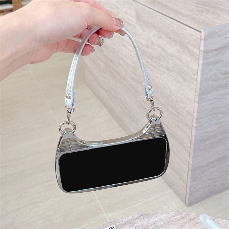 Ins Light Luxury Shining Diamond Gem Handbags Epoxy Phone Case