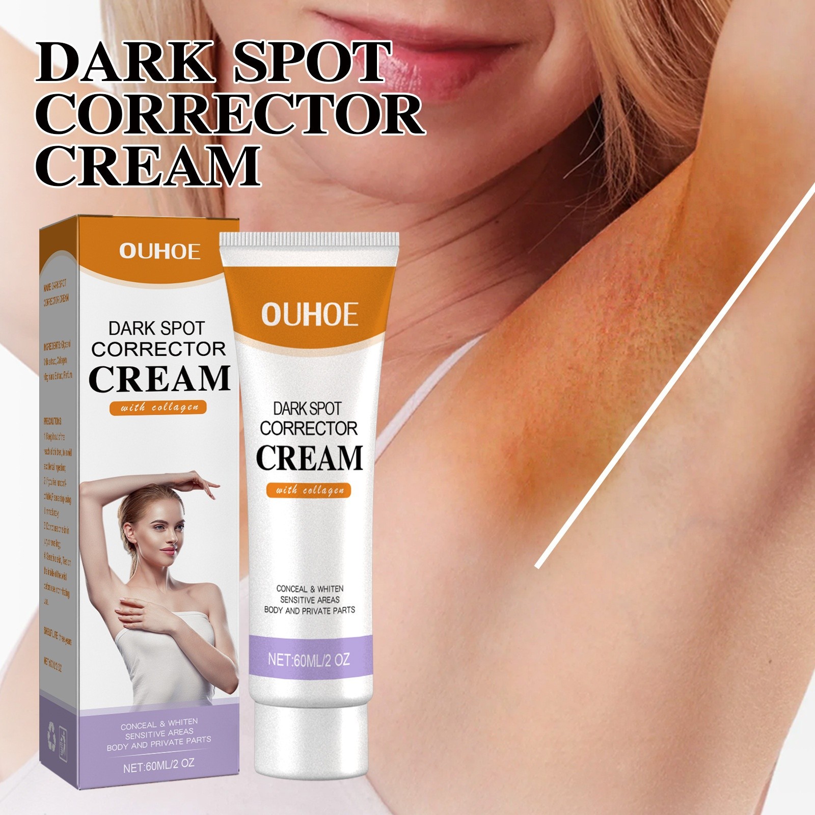Black Spot Cream Fade Black Spot Knee Elbow Brighten Skin Color