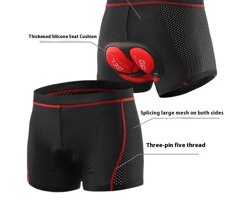 Mens Gel Padded Cycling Shorts