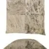 Cowhide Patchwork Cushion 50x50cm