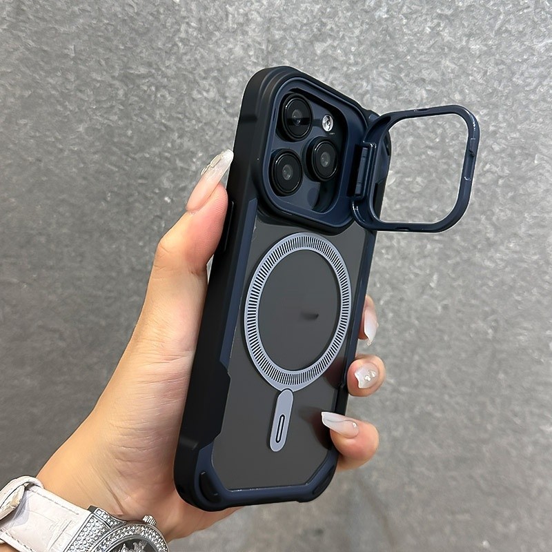 Lens Cover Bracket Phone Case Four-corner Drop-resistant Airbag Protective Cover