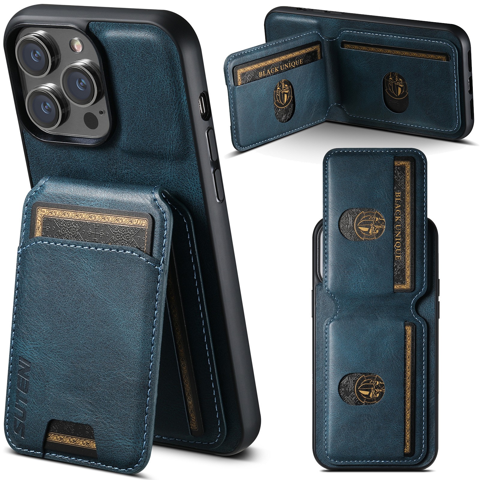 Applicable PU Card Phone Case