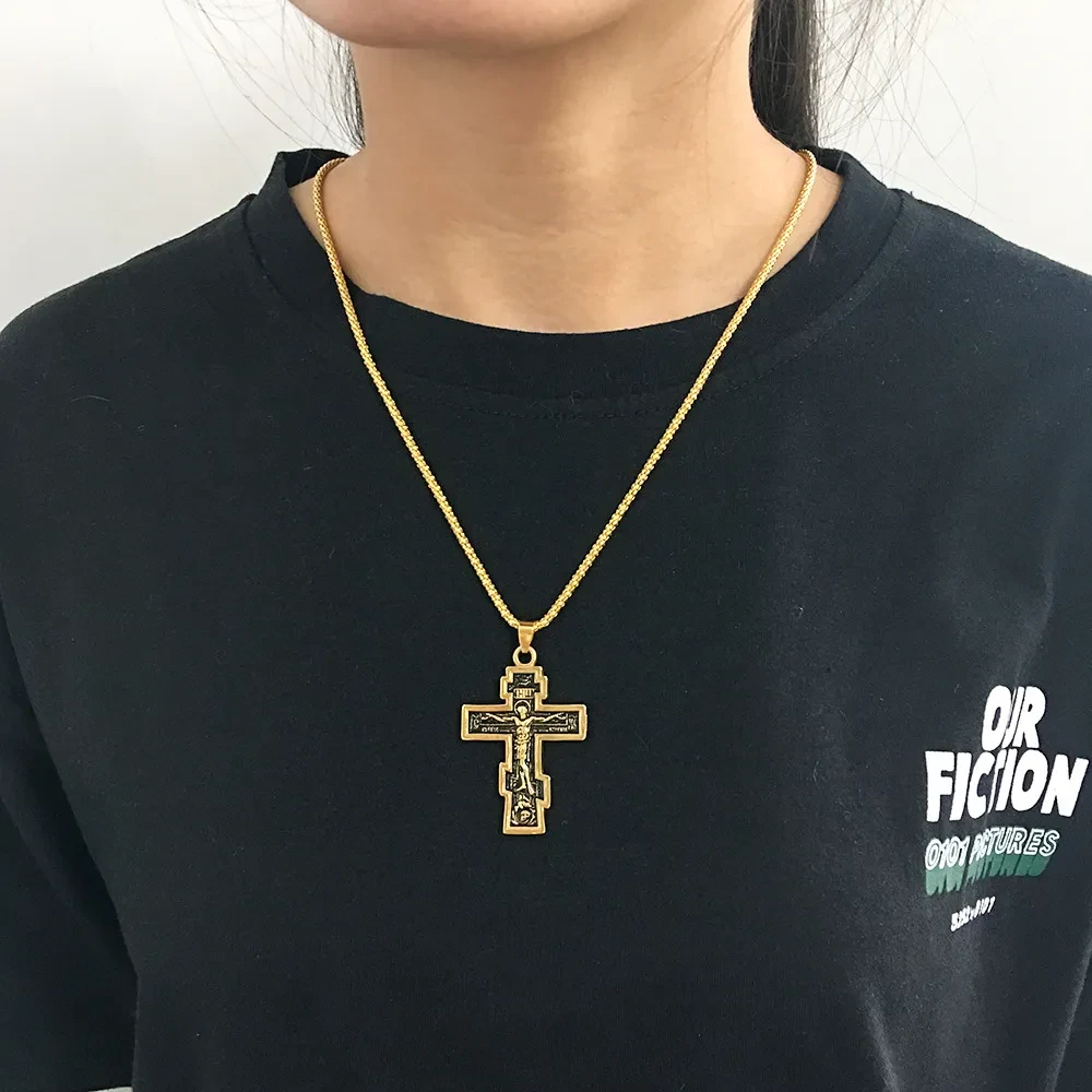 Contemporary Cross Necklace