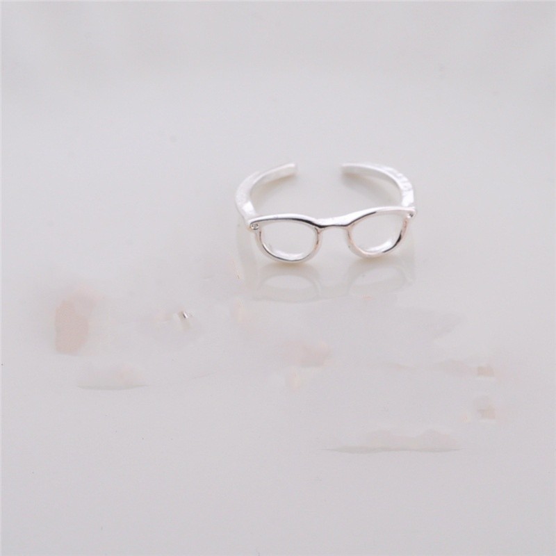 Women's Korean-style Personality Couple Half-open Adjustable Glasses Ring