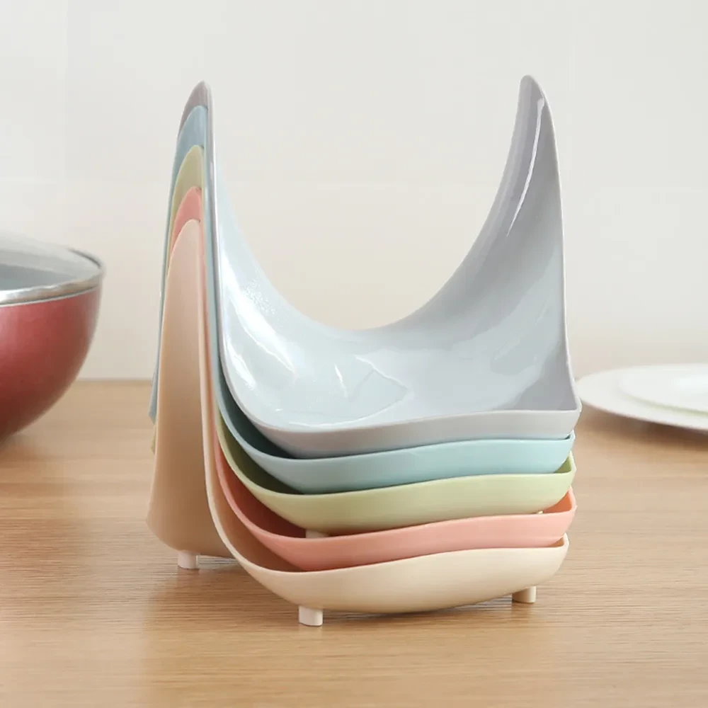 Plastic Multi-function Pot Cover Holder For Kitchen