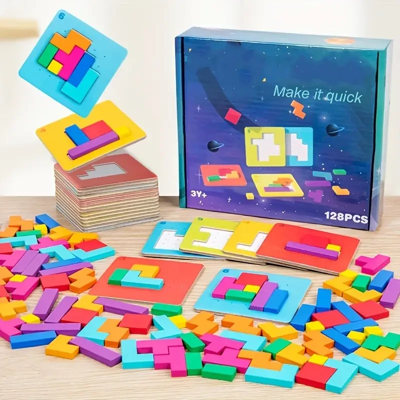 108pcs 3D Building Puzzle Set