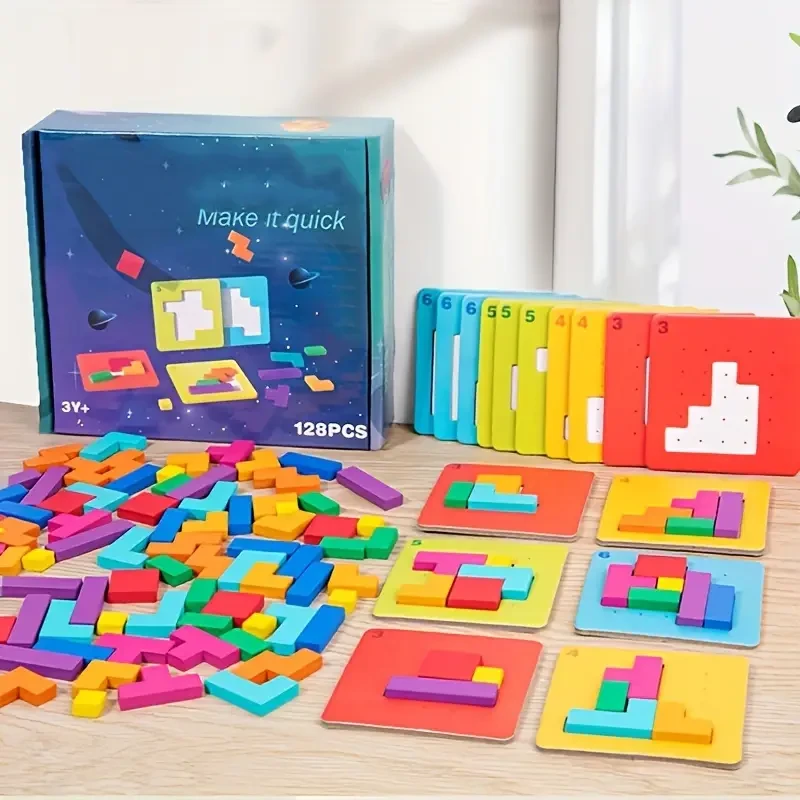 108pcs 3D Building Puzzle Set