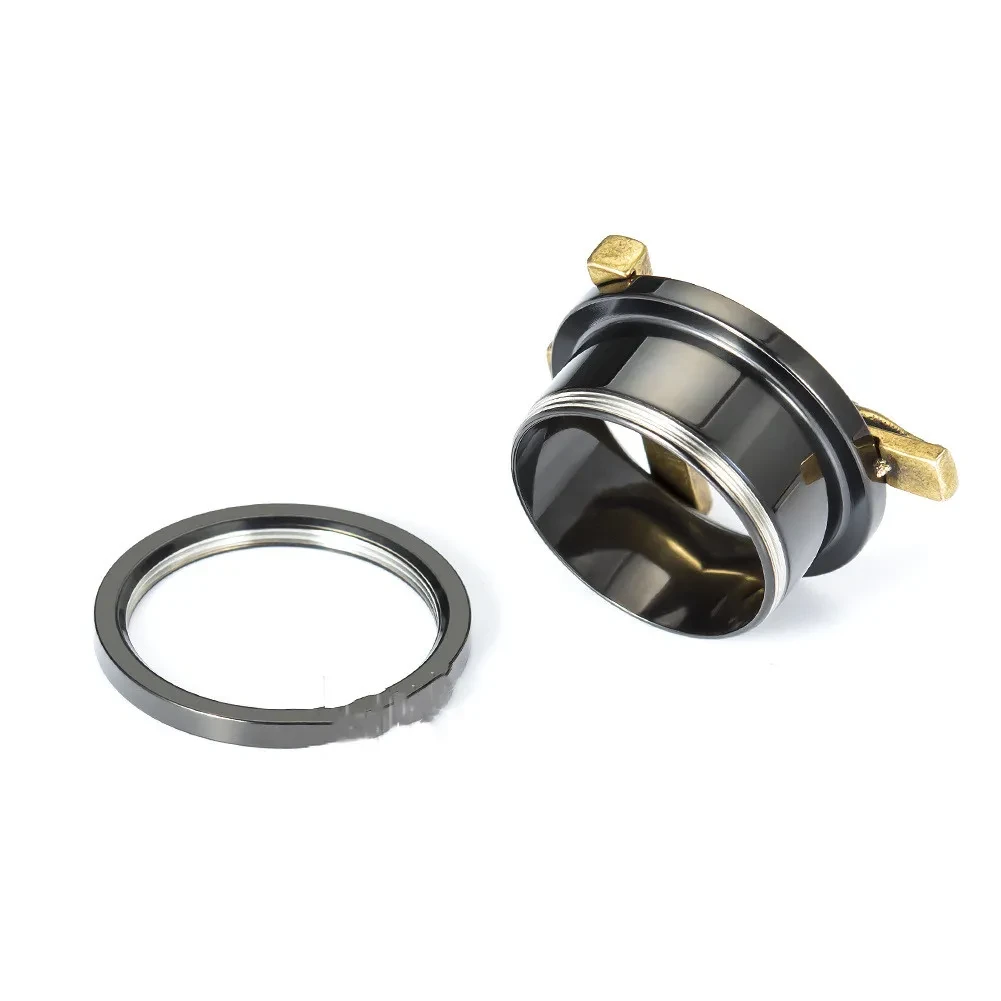 Black Plug Earrings