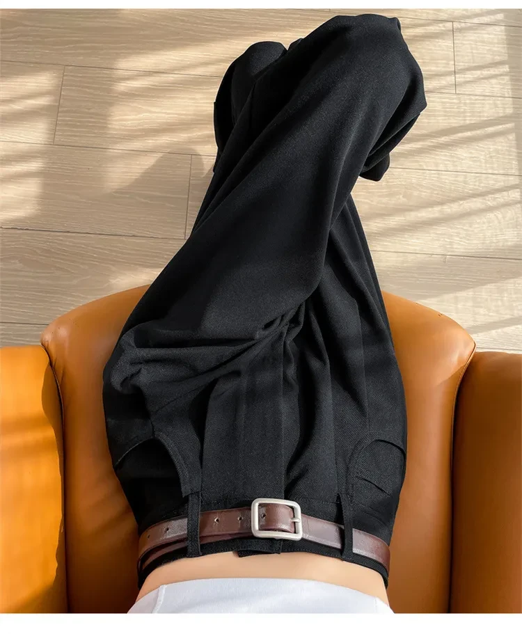 High Waisted Black Pants