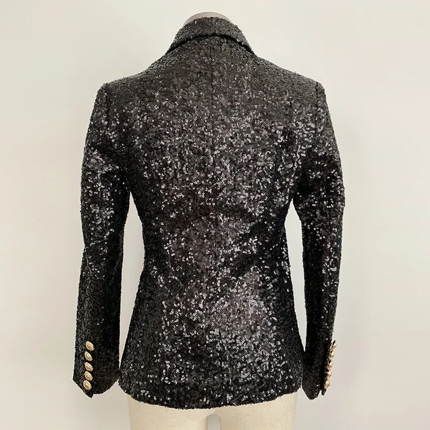 Black Sequin Top