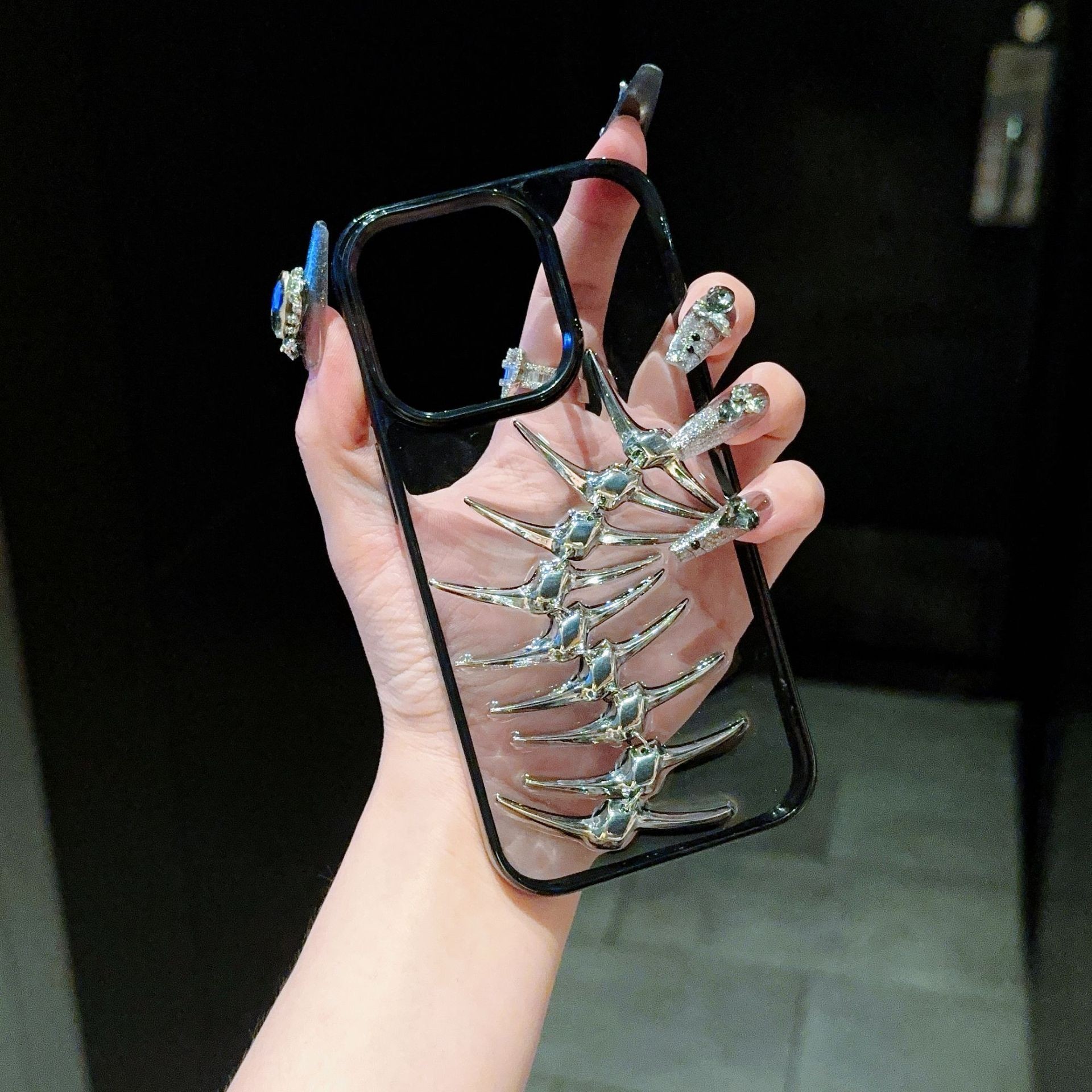 Fishbone Applicable To IPhone15promax14 Phone Case Epoxy
