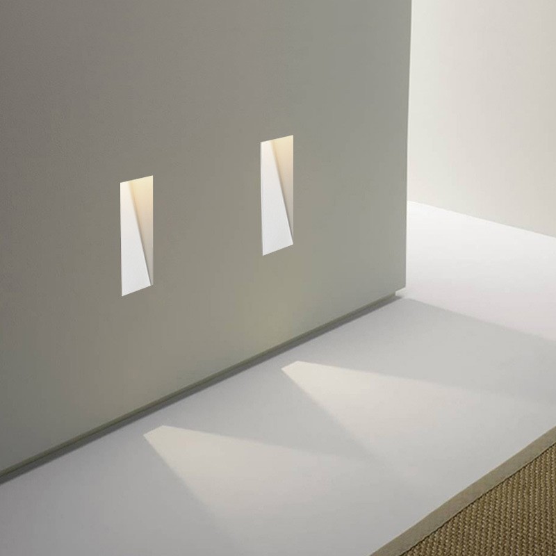 Frameless Waterproof Magnetic Long Square Stair Aisle Intelligent Induction Wall Lamp