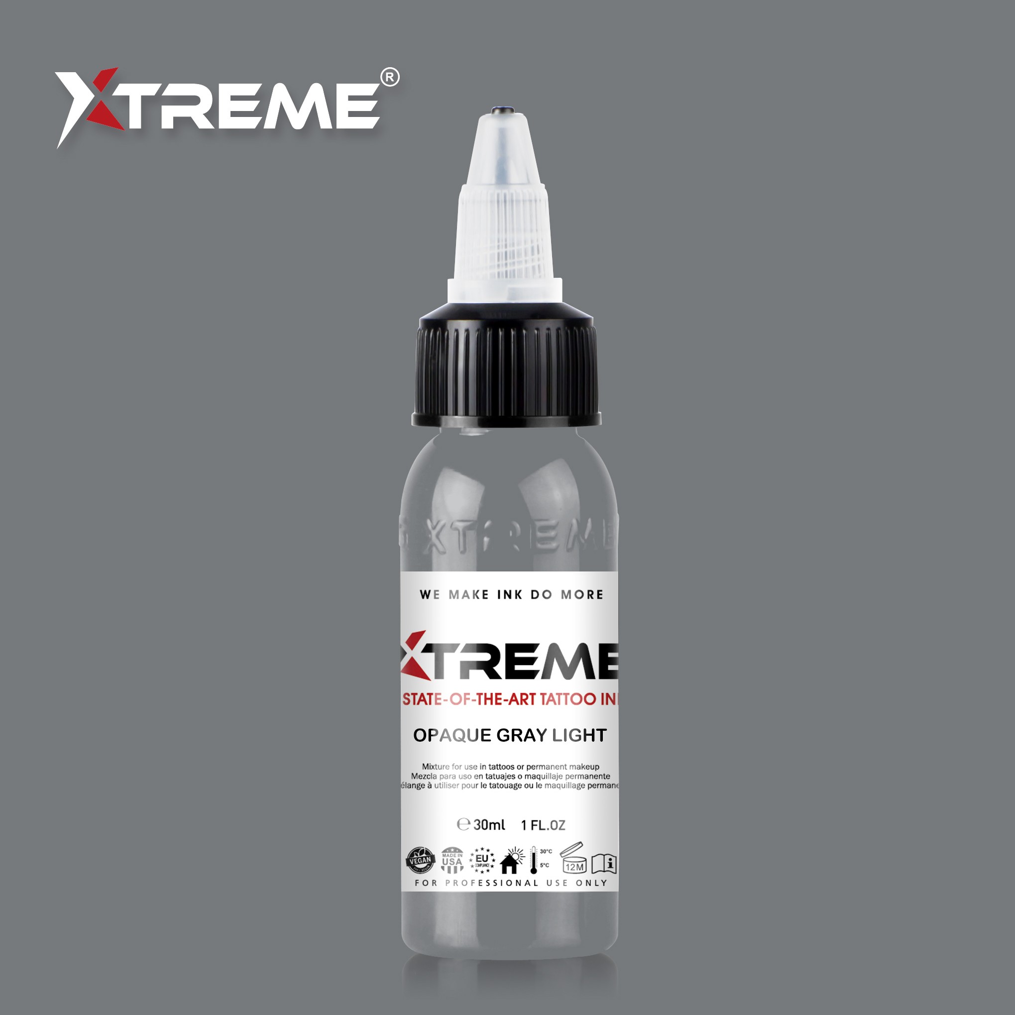 Opaque Gray Light  Xtreme Ink