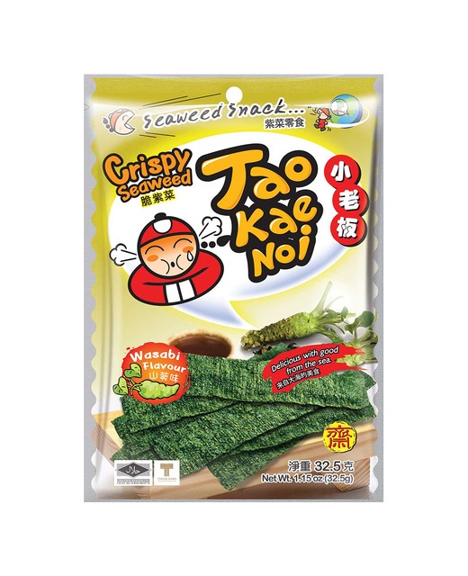 TAOKAENOI Crispy Seaweed (Wasabi Flavour) 32g