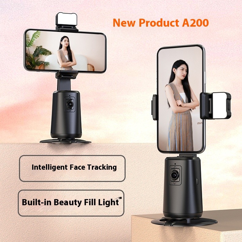 A200 Intelligent Face Tracking Recognition And Camera Head Rotating Desktop Bracket