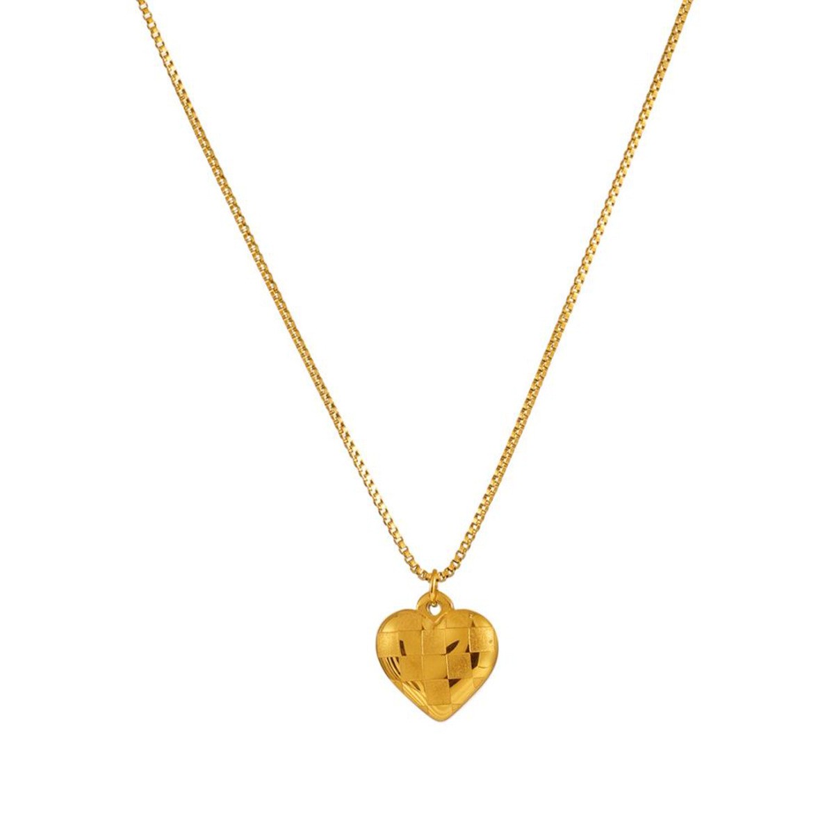 New Temperament Wild Simple 18K Gold Plated Stainless Steel Necklace