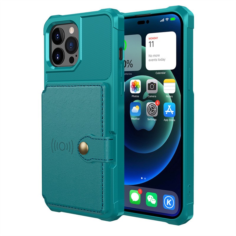 Car Magnetic Card Cover Phone Case Drop-resistant Protective Cover