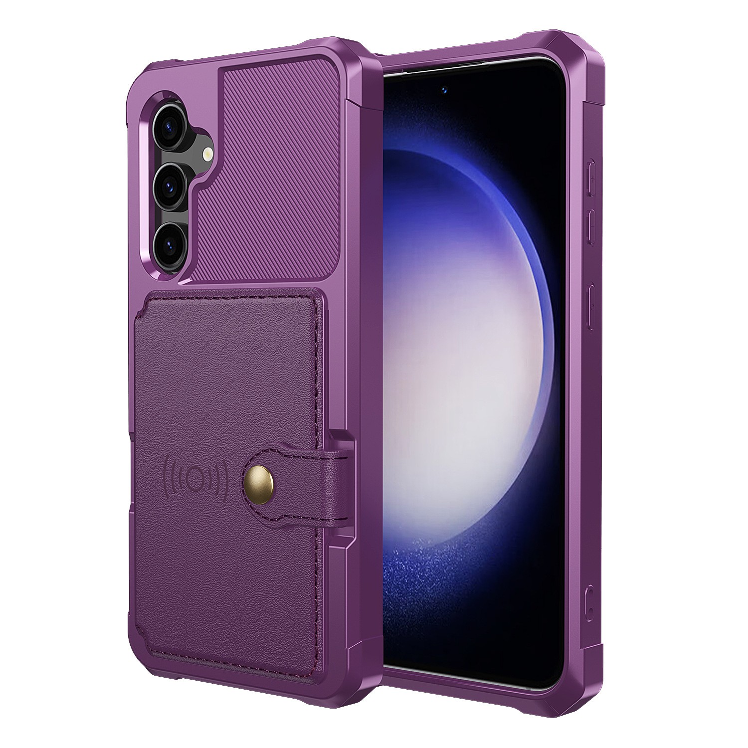 Car Magnetic Card Cover Phone Case Drop-resistant Protective Cover