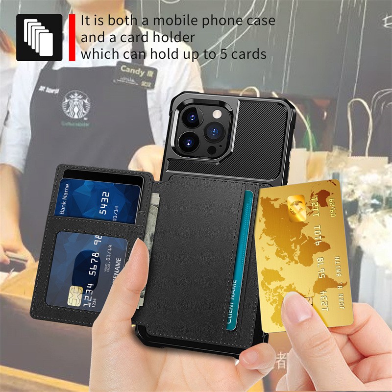 Car Magnetic Card Cover Phone Case Drop-resistant Protective Cover