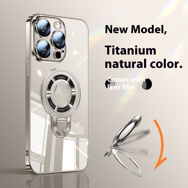 Phone Case Desert Gold Electroplating Pc Bracket