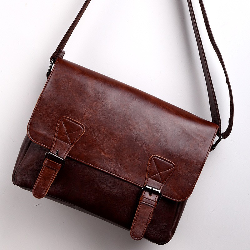 Men's Fashion Unique One-shoulder Vintage Satchel