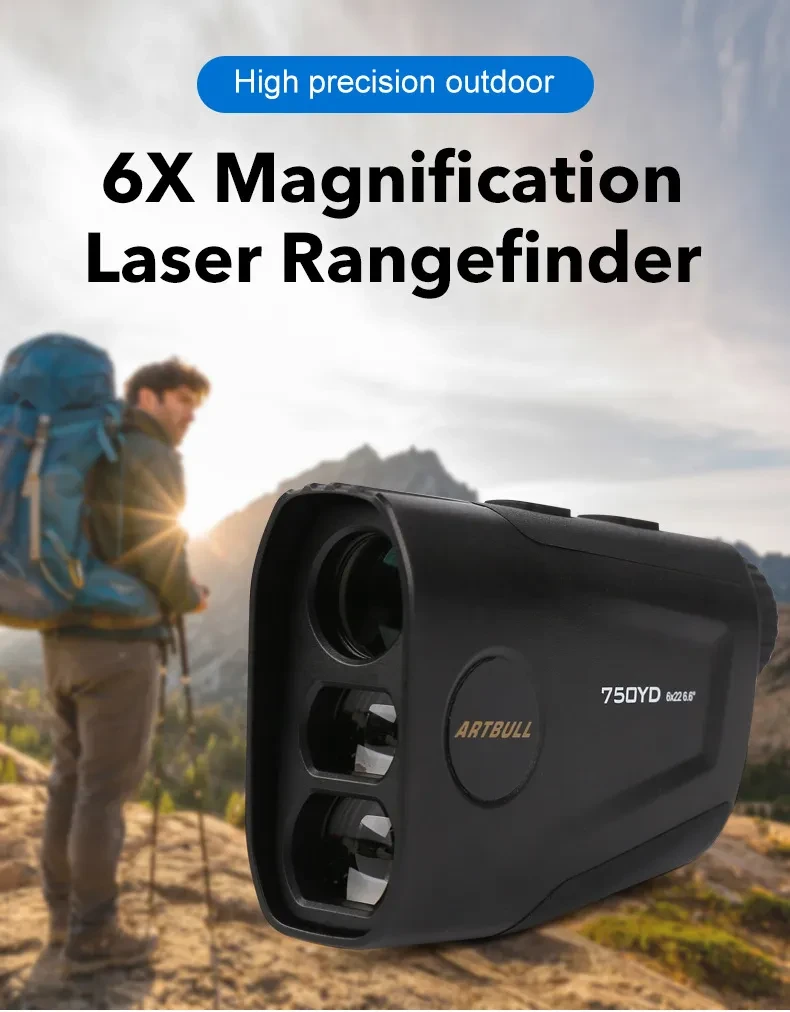 Telescope Rechargeable Lock Flag Vibration Multifunctional Golf Laser Rangefinder