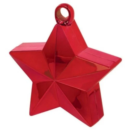 Star Balloon Weight - Red
