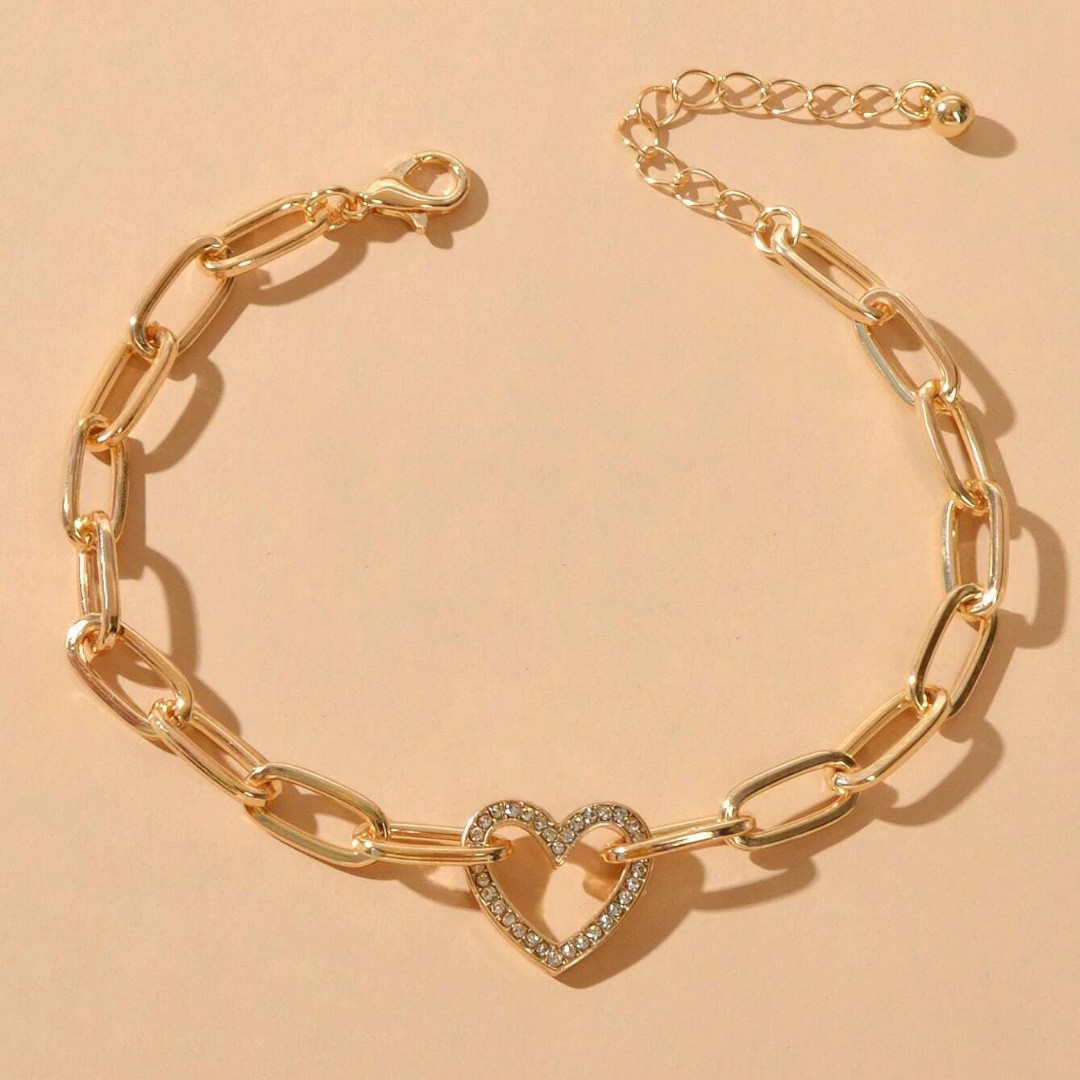 Love Pendant Clip Bracelet Street Women