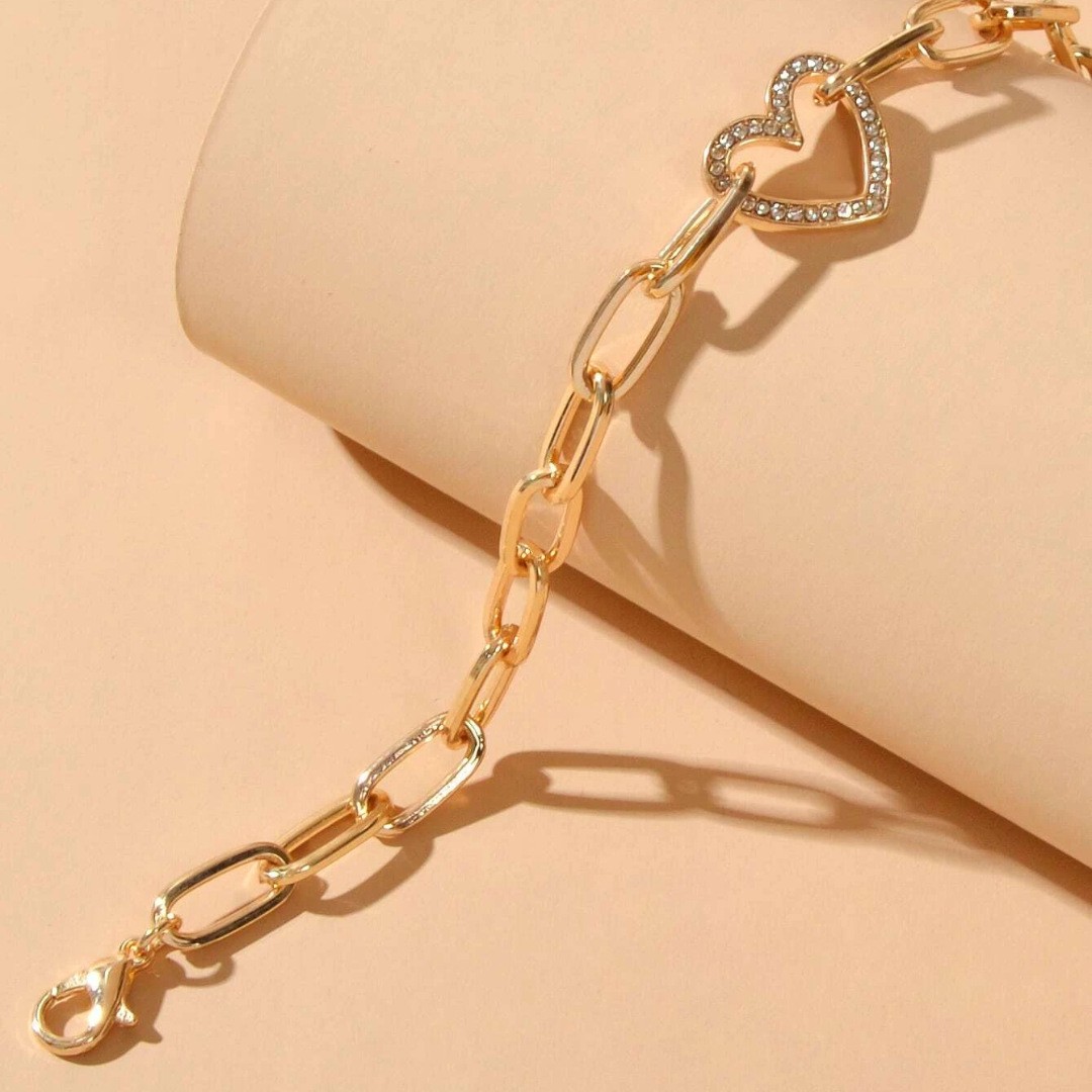 Love Pendant Clip Bracelet Street Women