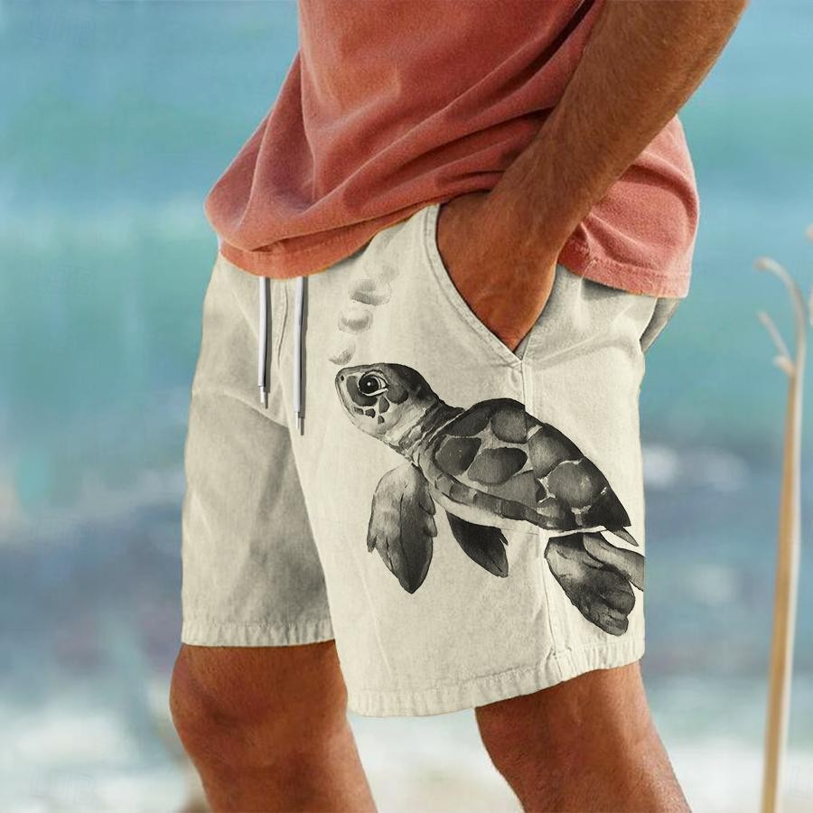 Casual Summer Men's Beach Pants Trendy Shorts