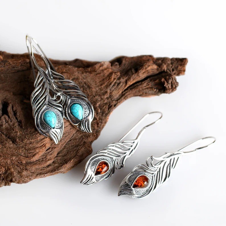 European And American Bohemian Style Love Woman Creative Earrings Female