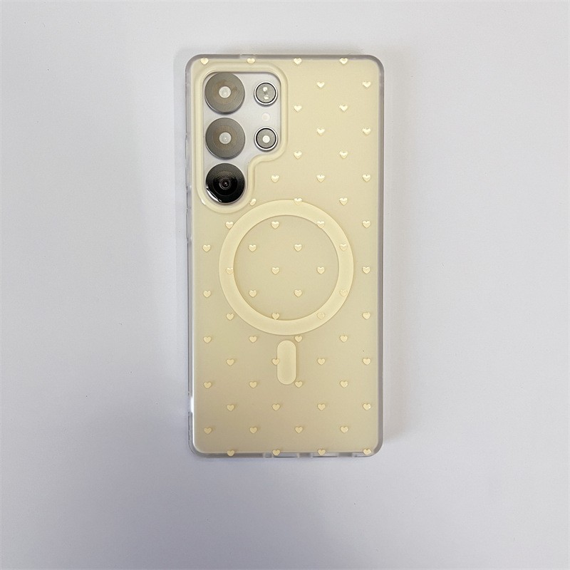 Ins Full Screen Small Love Mobile Phone Magnetic Shell
