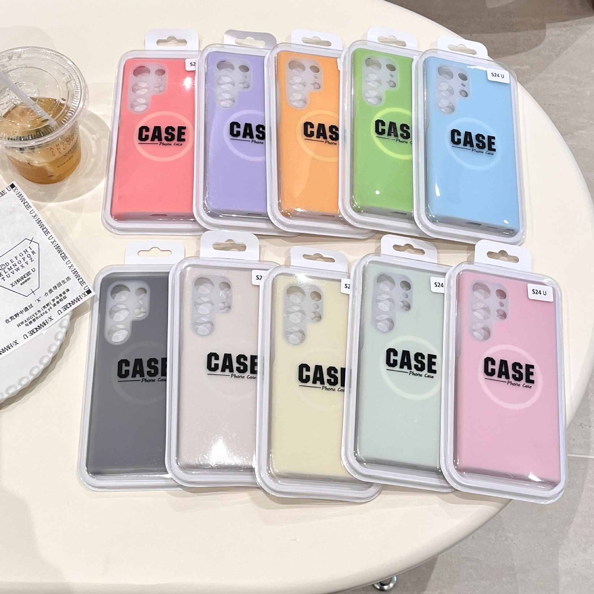 Jelly Magnetic Phone Case Simple Skin Feeling