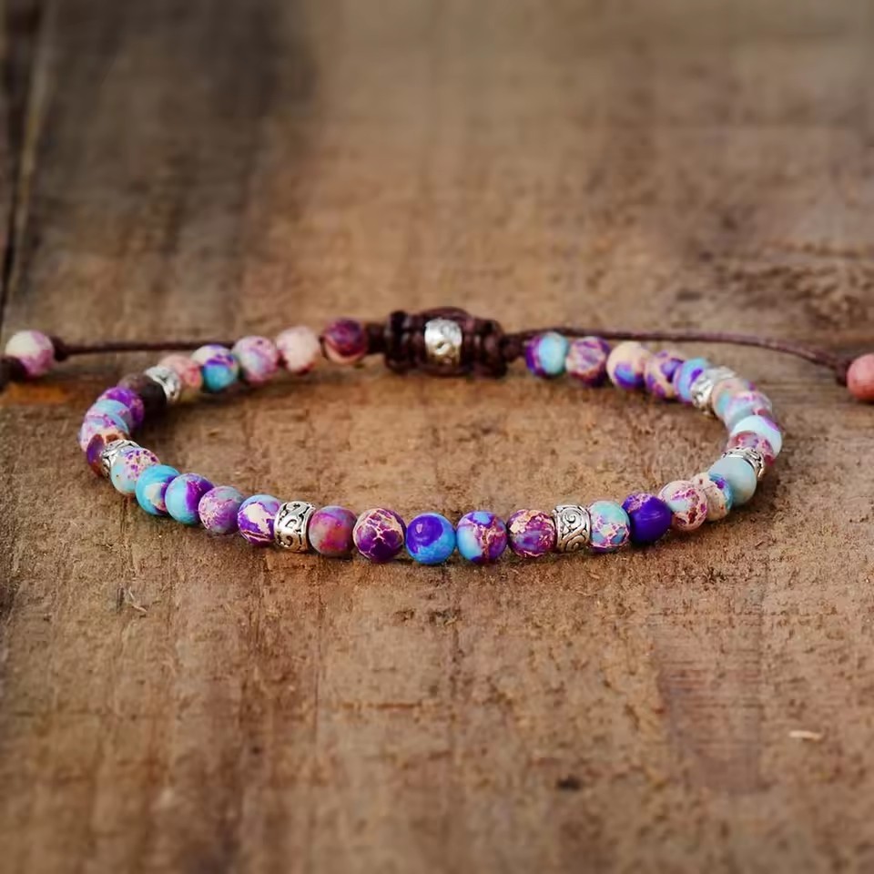 Fashion Mixed Color Woven Adjustable Bracelet