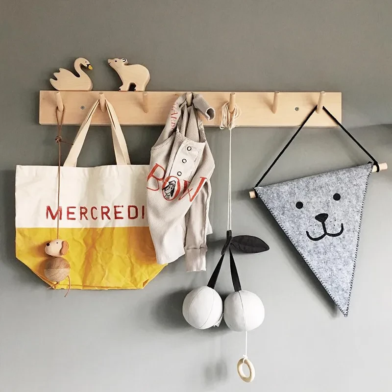 wooden wall hooks