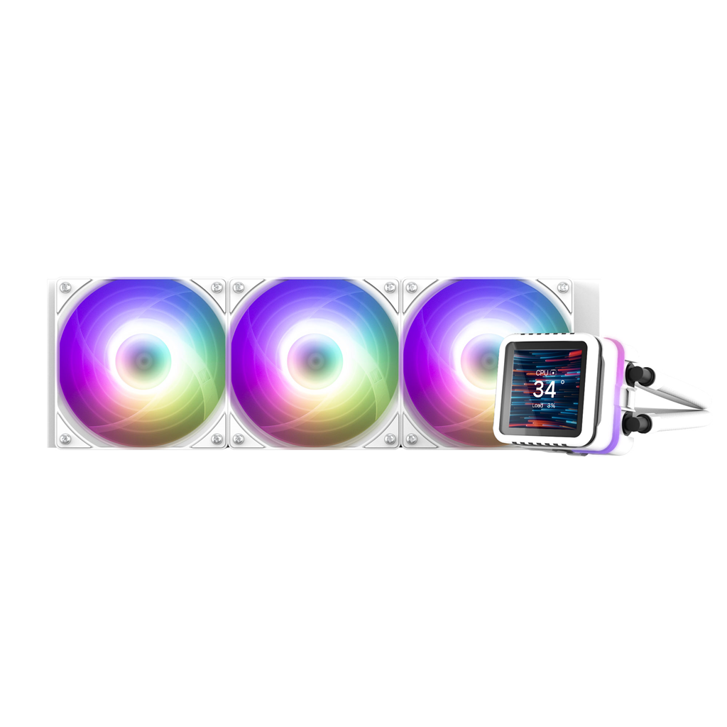 Zalman Alpha2 DS 36 ARGB White Liquid Cooler - Triple 120mm Fan