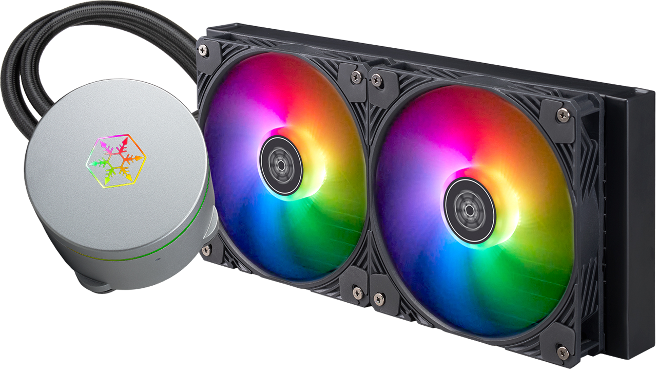 SilverStone IM280-ARGB IceMyst Liquid Cooler - Dual Fan