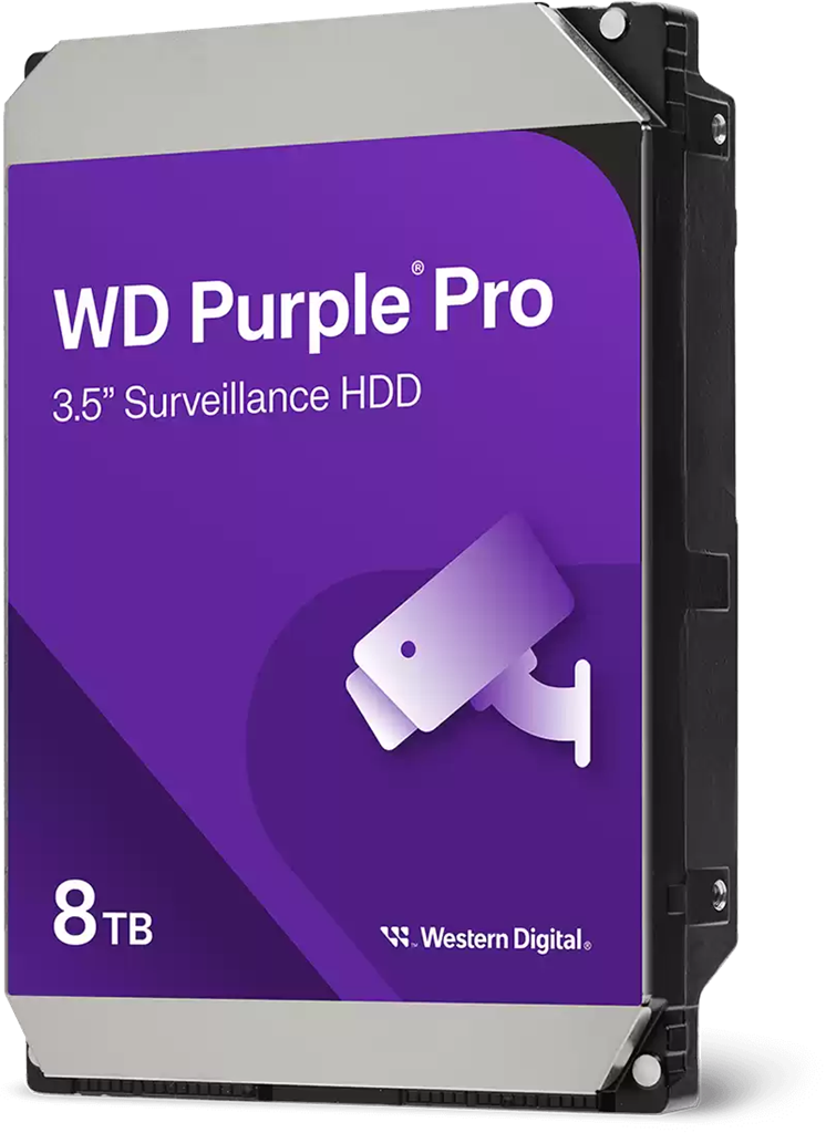 WD Purple Pro 8TB SATA 3.5" 7200RPM 256MB Surveillance HDD