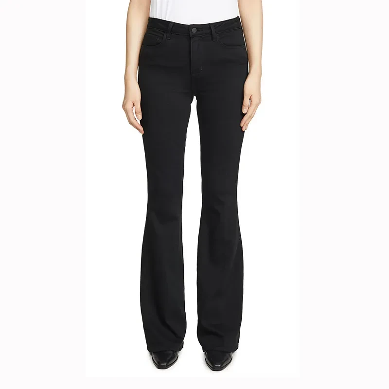 Women's Jeans High Waist Stretch Slim-fit Tall-looking Slimming Trousers