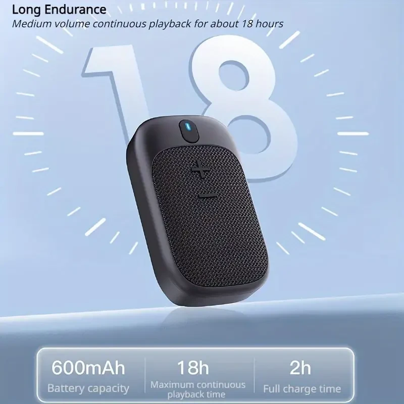 2024 Upgraded Wearable Wireless Speaker with Magnetic Clip