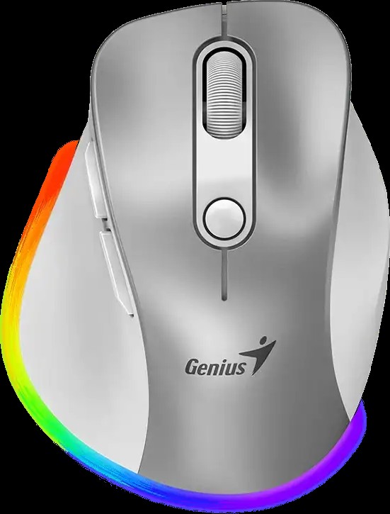 Genius Ergo 9000S Pro Silent Ergo Mouse - Silver